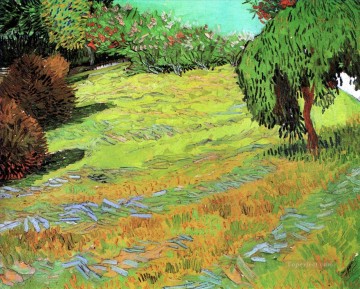 公共公園の日当たりの良い芝生 フィンセント・ファン・ゴッホ Oil Paintings